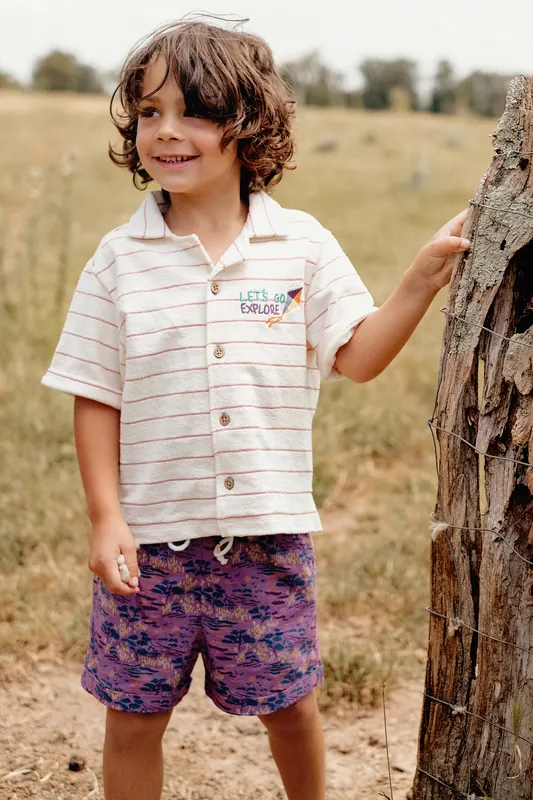 Louise Misha Shirt Alov Cream - Sunset Maat: 12M | Overhemden Outlet | kids | Wit