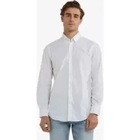McGregor Stretch Poplin Shirt White Maat: XL | Longsleeves Outlet | Heren | Wit