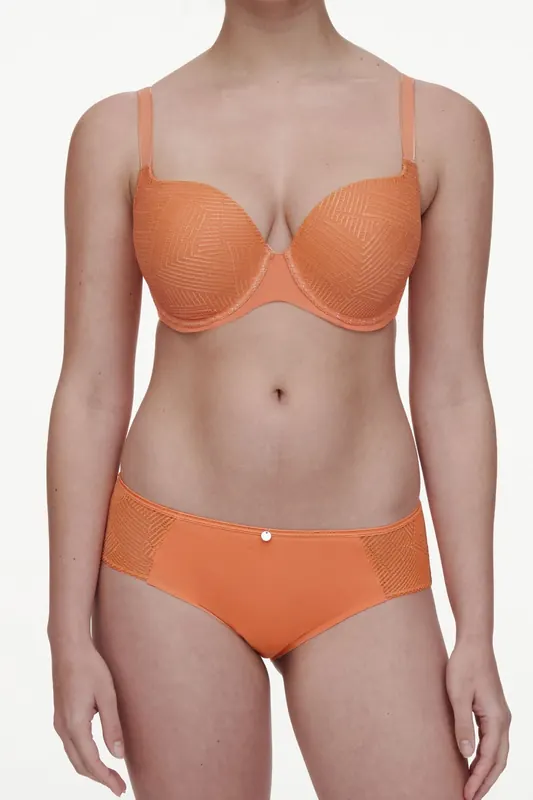 Chantelle Co Bra Tshirt Covering Light Orange Maat: F75 | BH's Outlet | Dames | Oranje