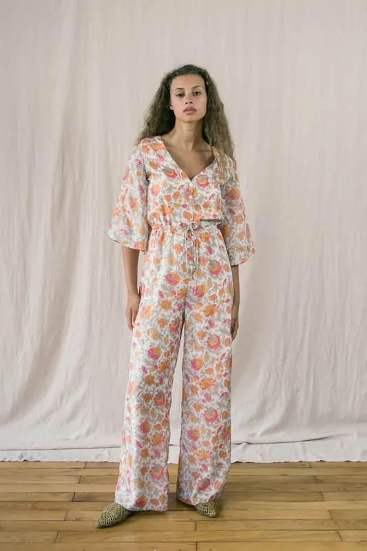 Louise Misha Jumpsuits Tally Rainbow Flowers Maat: 38 | Jumpsuits Outlet | Dames