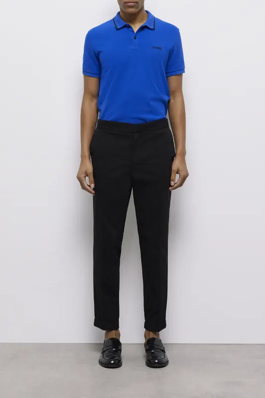 The Kooples Straight Pants With Semi-elasticated Waistband Black Maat: 52 | Tailored Broeken Outlet | Heren | Zwart