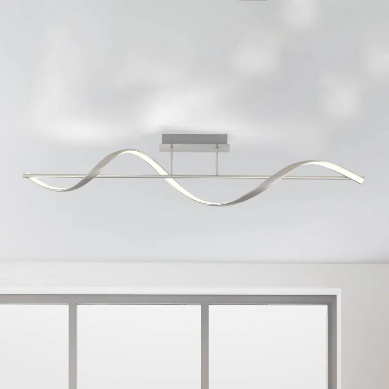 Paul Neuhaus Q-Swing lampa sufitowa LED, stal