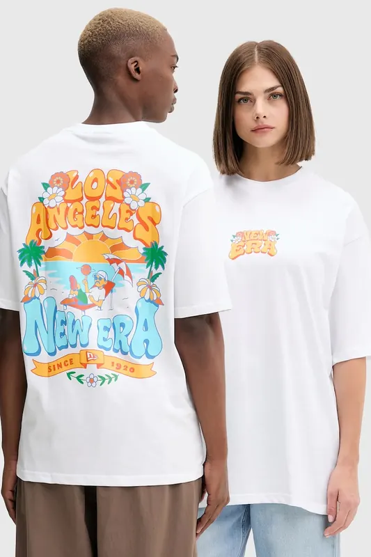 New Era t-shirt bawełniany