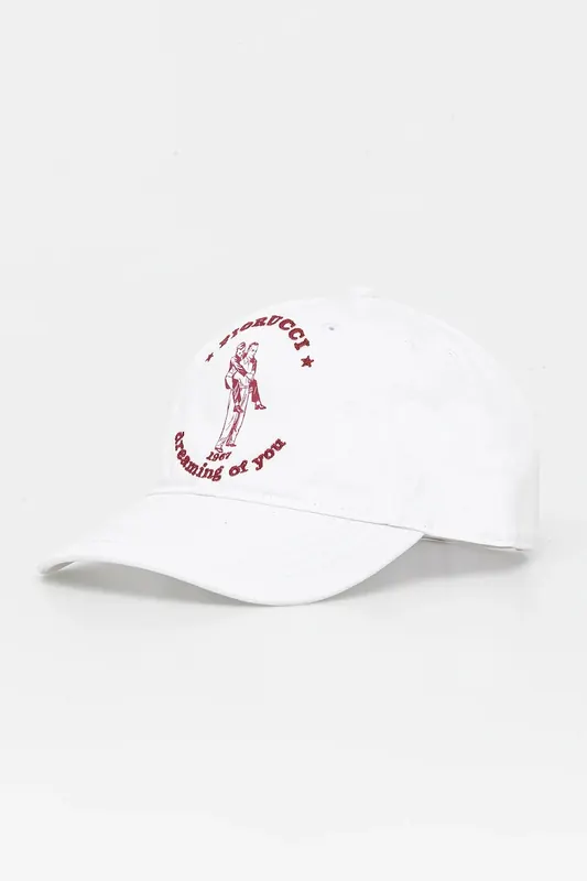 Fiorucci czapka z daszkiem bawełniana White Dreaming of You Baseball Cap