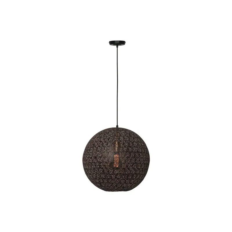 Lampa wisząca Oronero, Ø 40 cm, czarny/złoty, metal