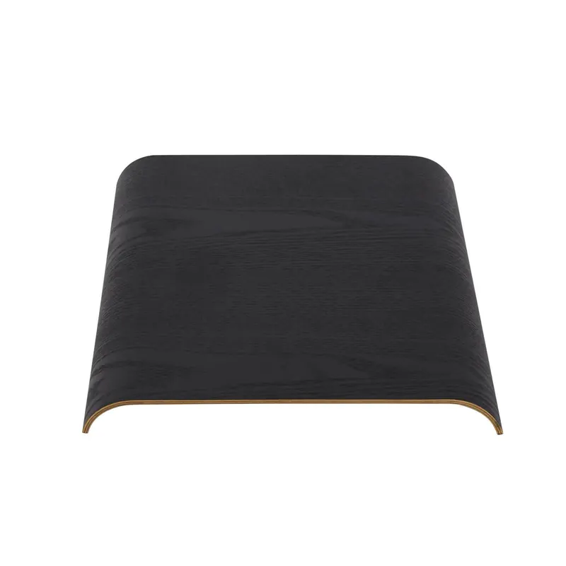 Taca AYTM Curva, czarna, 33 x 32 x 4 cm, drewno