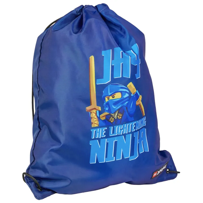 LEGO Ninjago Drawstring Bag 20286-2512, Dla chłopca, Niebieskie, worki, poliester, rozmiar: One size