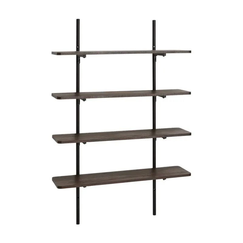 Brązowa wielopoziomowa metalowa półka 100 cm Gilda – Ellos Home