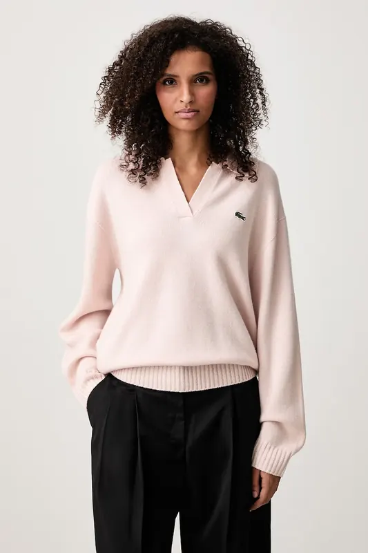 Lacoste sweter kaszmirowy damski