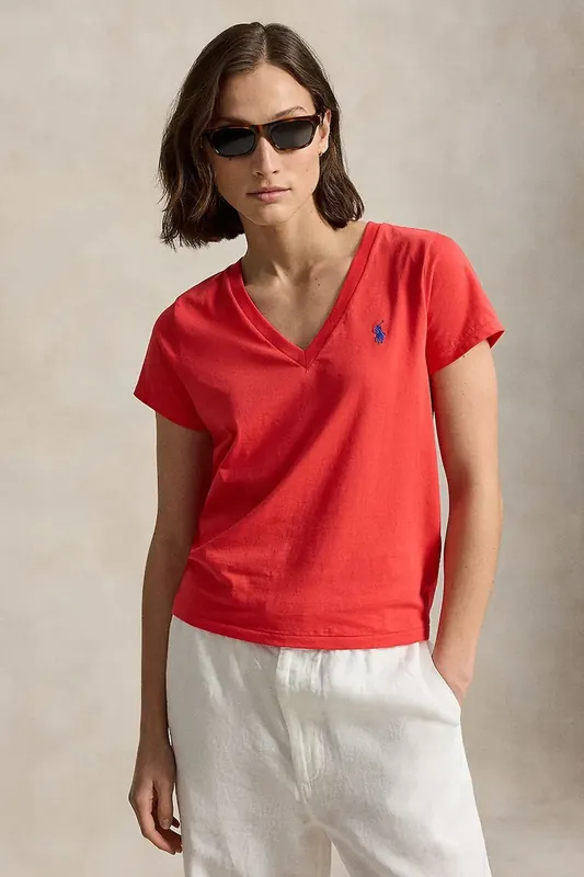 Polo Ralph Lauren T-shirt basic damski bawełniany