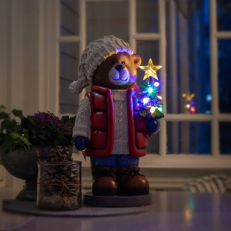 Oświetlenie LED miś wewnętrzne na baterie