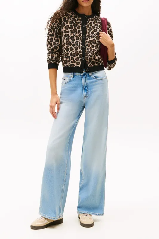 Tommy Hilfiger Claire Loose Jeans Denim Light Maat: W27L32 | Wijde Broeken Outlet | Dames | Blauw