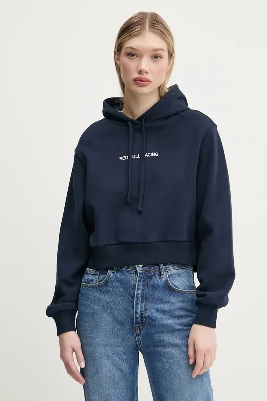 Red Bull Racing x Pepe Jeans bluza CROPPED LOGO HOODY