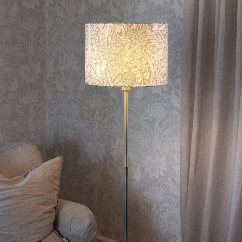 Lampa stojąca Amy, Eldertree zielona/złota, wysokość 150 cm, E27