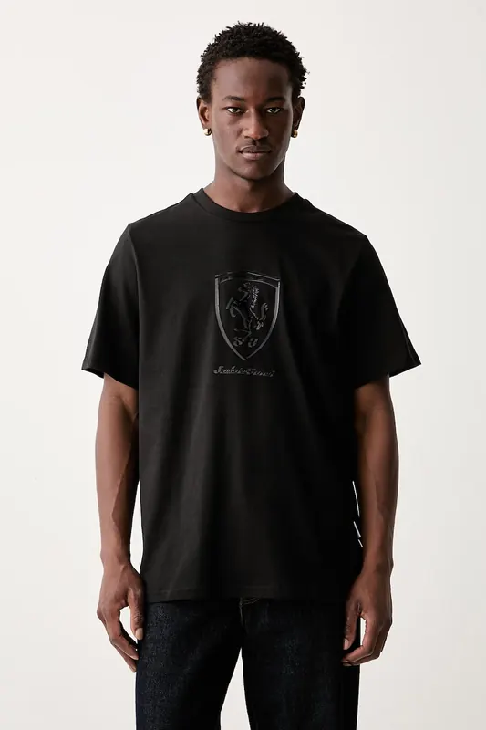 Puma T-shirt męski bawełniany Ferrari