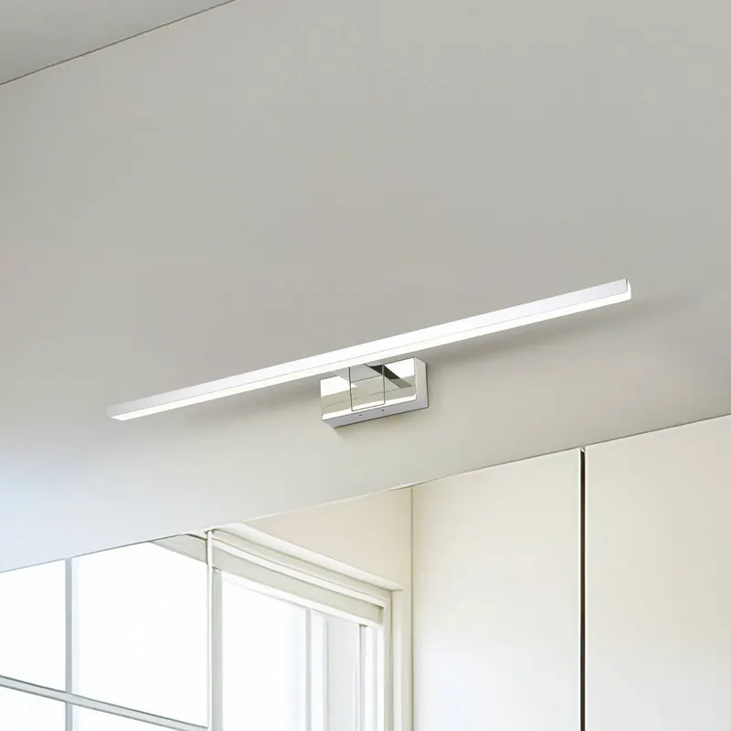Kinkiet LED Conettilla, kolor chrom, szerokość 60 cm IP44 CCT