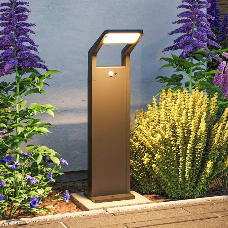 Paulmann Juntea słupek oświetleniowy LED, aluminium, antracyt, czujnik
