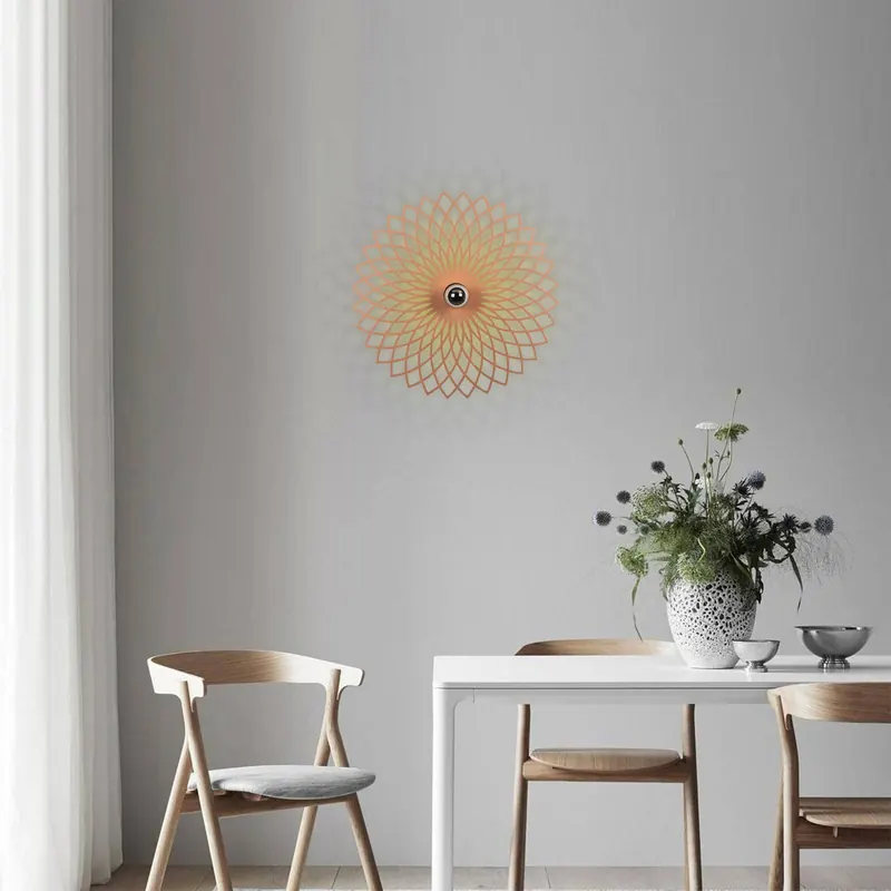 Lampa ścienna Fellini MR-988 otwór Ø50cm miedź
