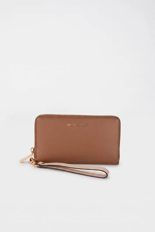 Michael Kors Large Flat Phn Case Luggage Maat: OS | Tassen Outlet | Dames | Bruin