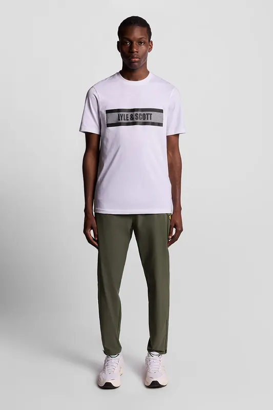 Lyle & Scott Sports Woven Trackies Granite Maat: L | Joggingbroeken Outlet | Heren | Groen