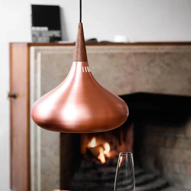 FRITZ HANSEN Orient P1 Lampa wisząca miedź/róż Ø 22,5