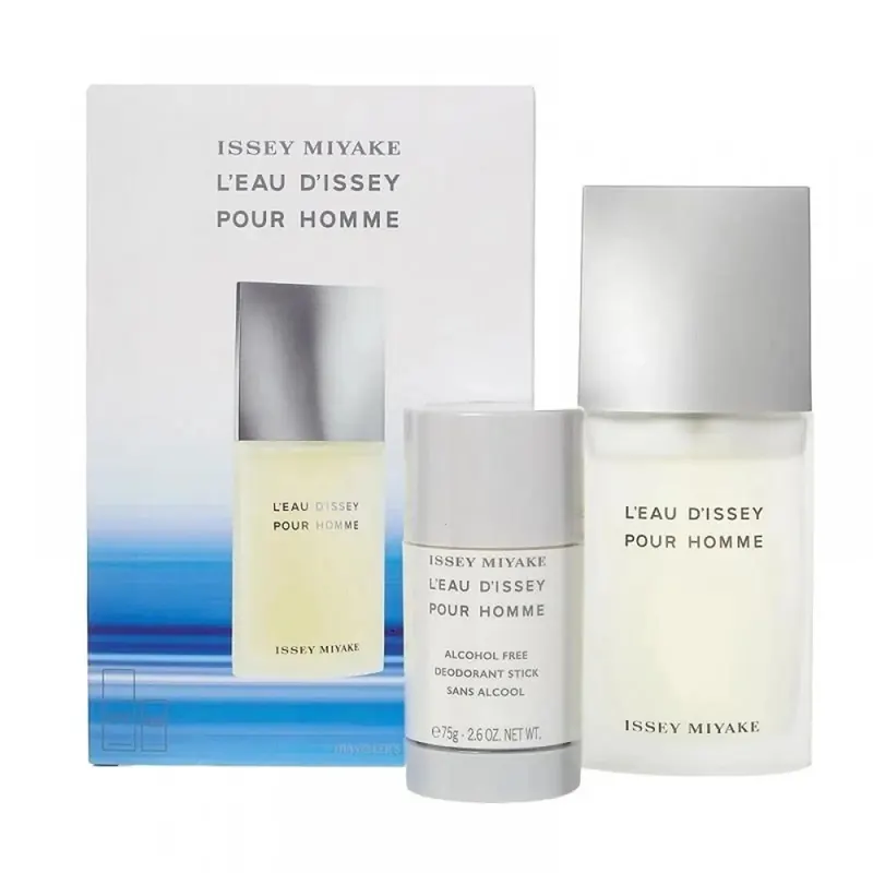 Issey miyake L'Eau D'Issey for Men Zestaw upominkowy Woda toaletowa 75 ml i deostick L'Eau D'Issey for Men 75ml