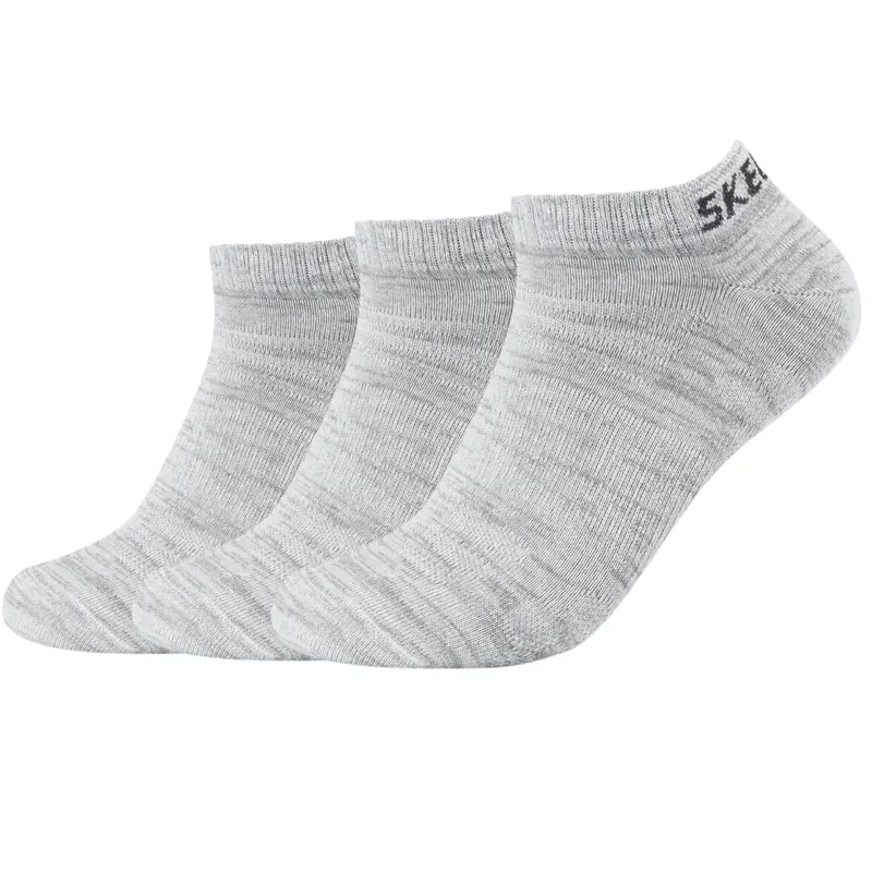 Skechers 3PPK Mesh Ventilation Socks SK43022-9304, Unisex, Szare, skarpetki, bawełna, rozmiar: 35-38