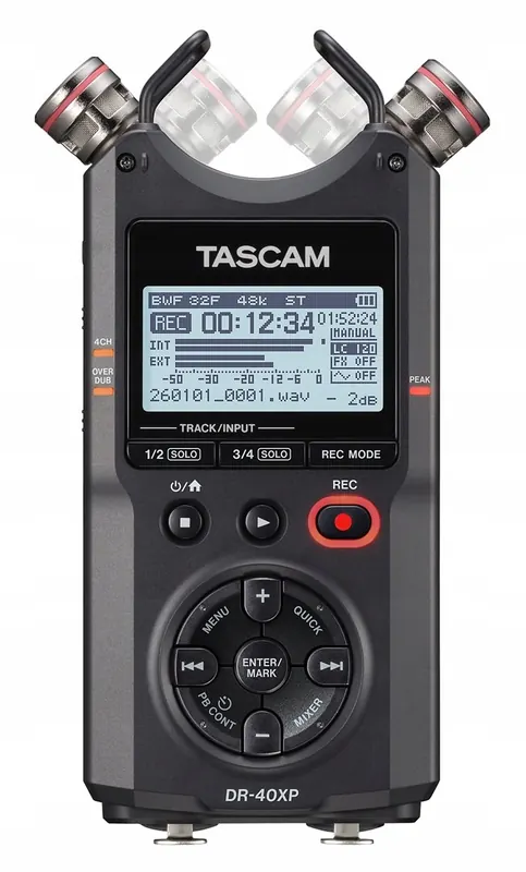 Tascam DR-40XP – digitálny rekordér s rozhraním