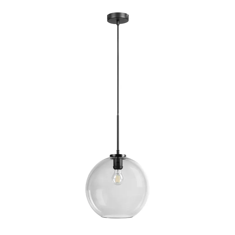 Lampa wisząca Dyberg Larsen Loop 30 cm dym/czarny