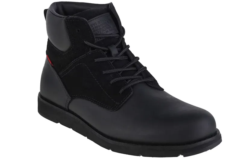 Levi's Jax Plus 232198-1700-559, Męskie, Czarne, trzewiki, skóra licowa, rozmiar: 41
