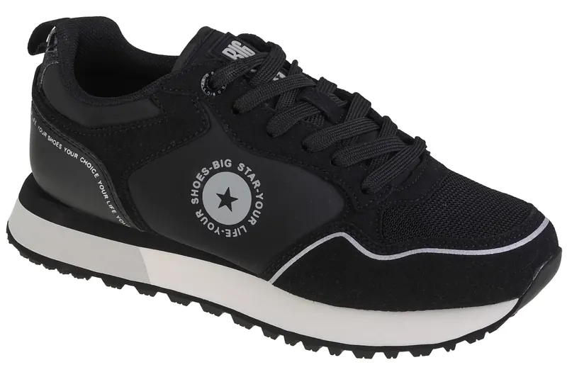 Big Star Shoes LL274541, Damskie, Czarne, buty sneakers, tkanina, rozmiar: 38