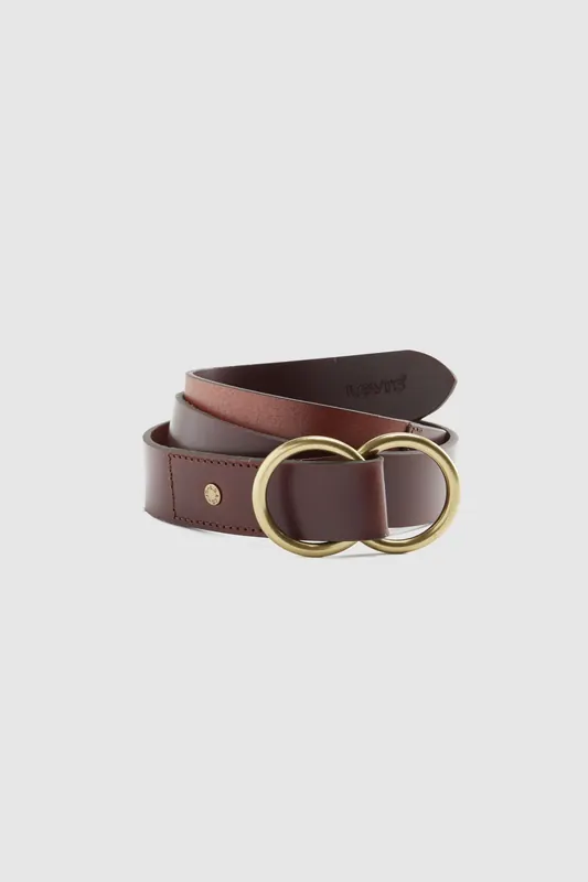 Levi's Cameron Long Length Belt Maat: 95 | Riemen Outlet | Dames | Bruin