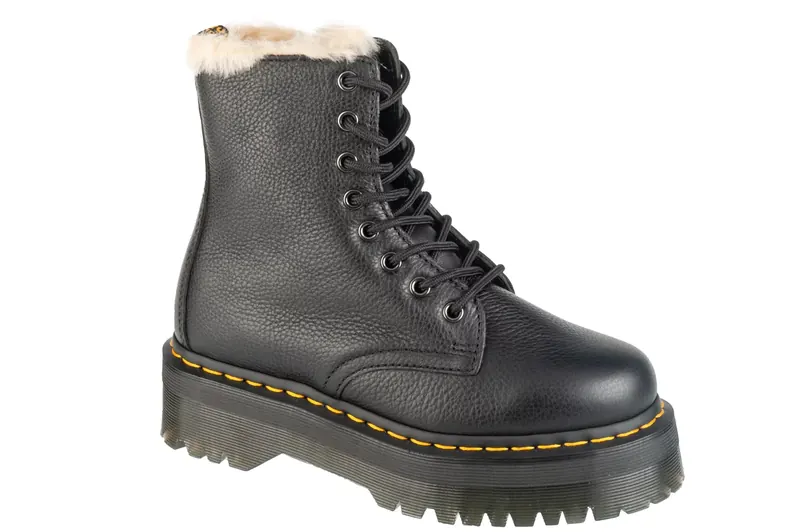Dr. Martens Jadon DM25637001, Damskie, Czarne, glany, skóra licowa, rozmiar: 36