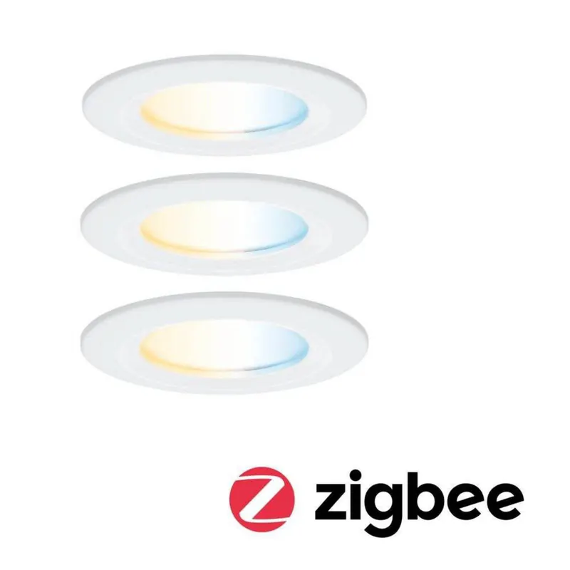 Paulmann – spot wpuszczany LED Nova Coin Smart, biały, regulacja temperatury