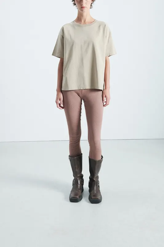 American Vintage Zelym Leggings Datte Vintage Maat: L | Leggings Outlet | Dames | Bruin