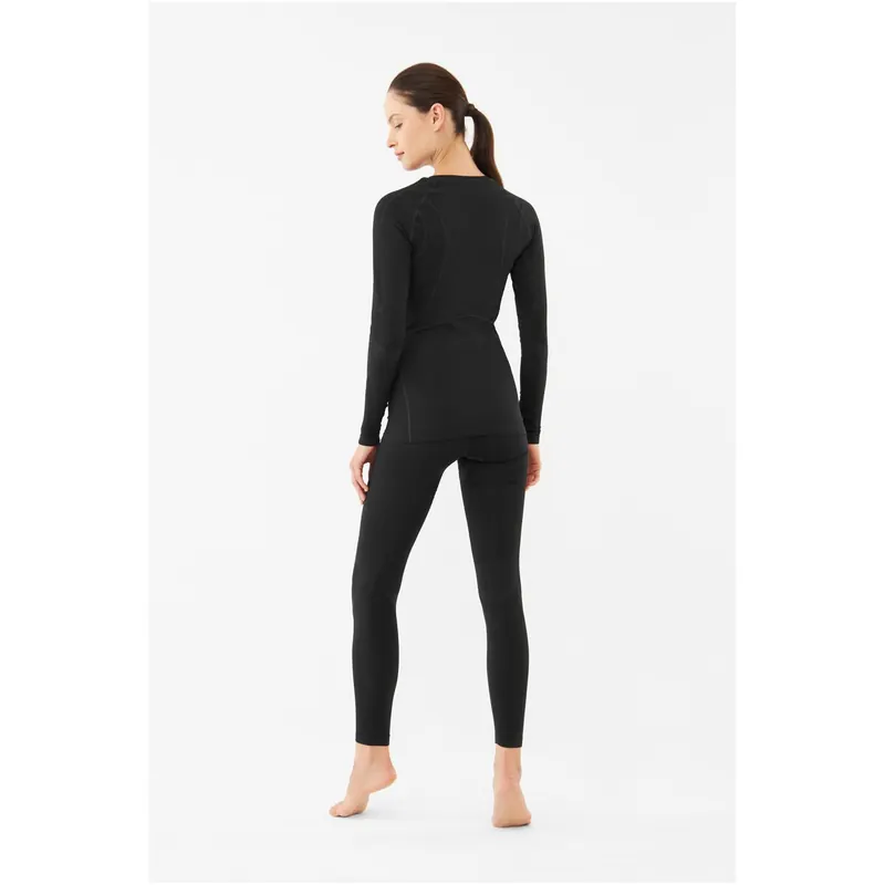 VIKING Bielizna damska zestaw Gaja Set Bamboo czarna (M)