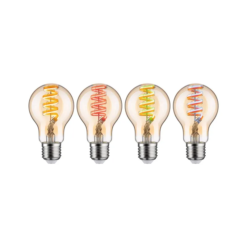 Paulmann żarówka LED ZigBee E27 6,3W RGBW złota