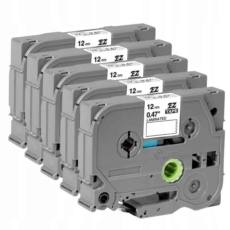 5x Taśma do Brother TZe231 12mm biała PT-H105 1010 PT-H107 PT-H110