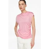 Comma T-shirts Pink Maat: 42 | Tops Outlet | Dames | Roze