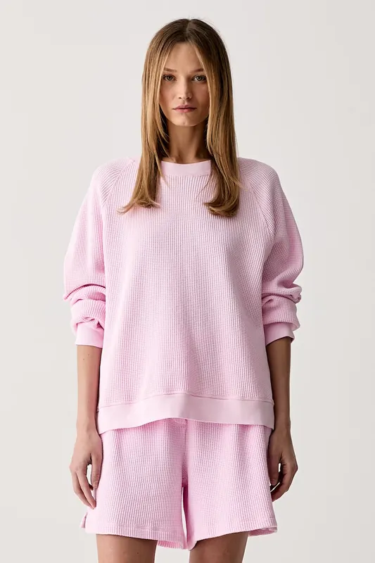American Vintage bluza oversize damska bawełniana