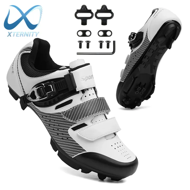 Profesjonalne buty rowerowe do roweru górskiego MTB płaskie buty SPD buty Outdoor samoblokujące duże rozmiary 48 wyścigi rowerowe trampki męskie
