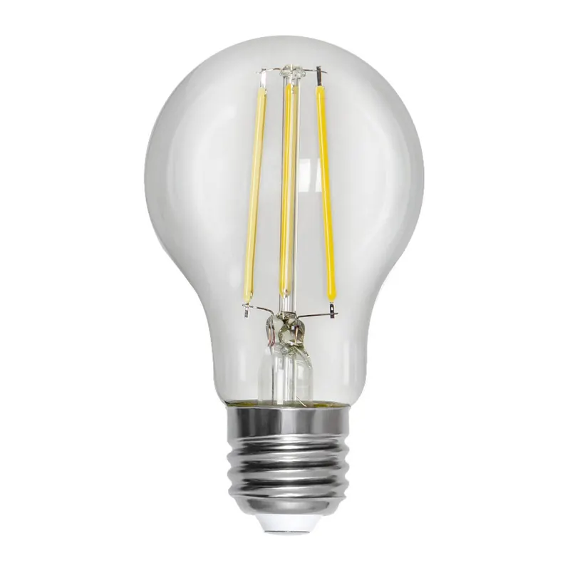 Żarówka LED, E27, 8 W, przezroczysta, żarnik, 4000 K, ściemniana