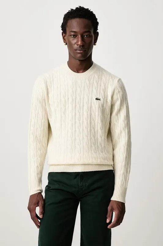 Lacoste  sweter wełniany męski