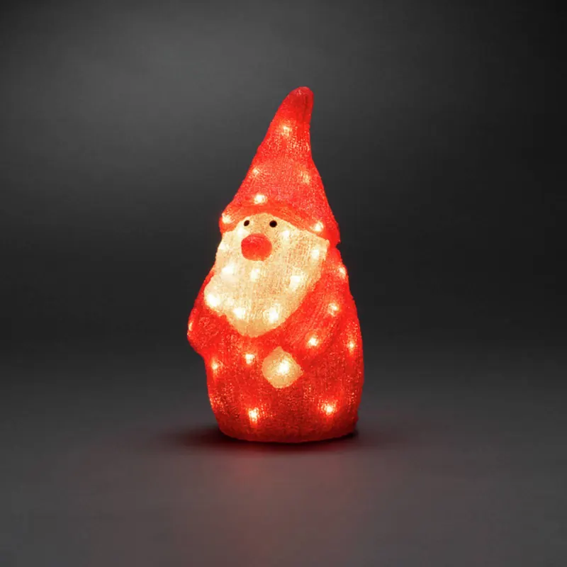 Figurka dekoracyjna LED Mikołaj czerwony IP44 38cm