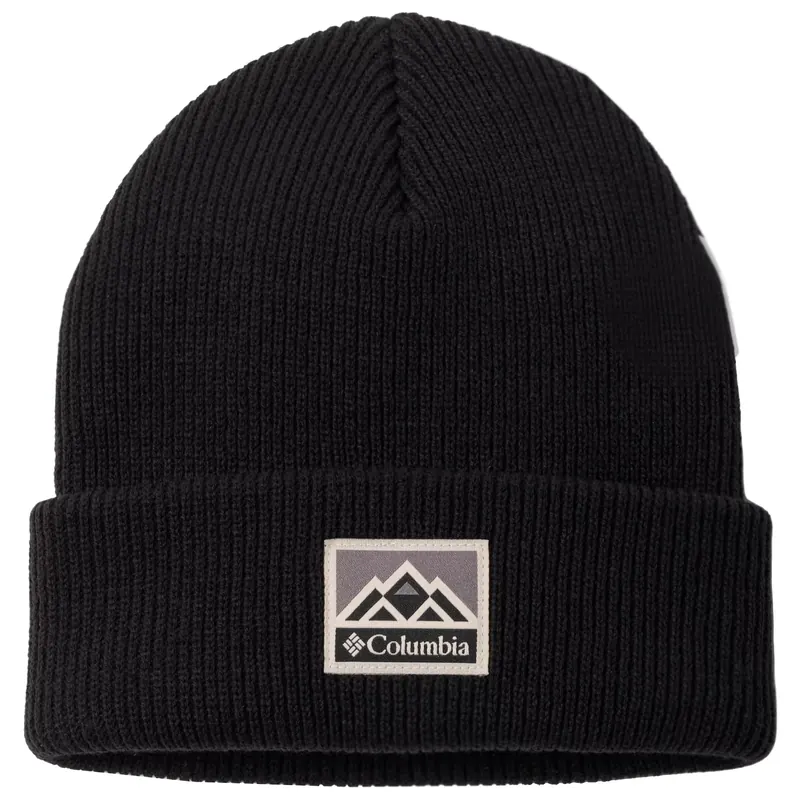 Columbia Whirlibird Cuffed Beanie 1911321016, Unisex, Czarne, czapki, akryl, rozmiar: One size