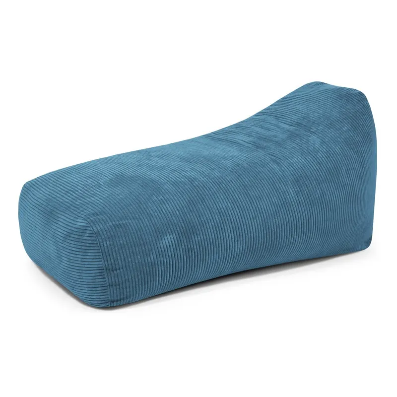 Niebieski sztruksowy worek do siedzenia Snug Long 140 – SLOWDOWN