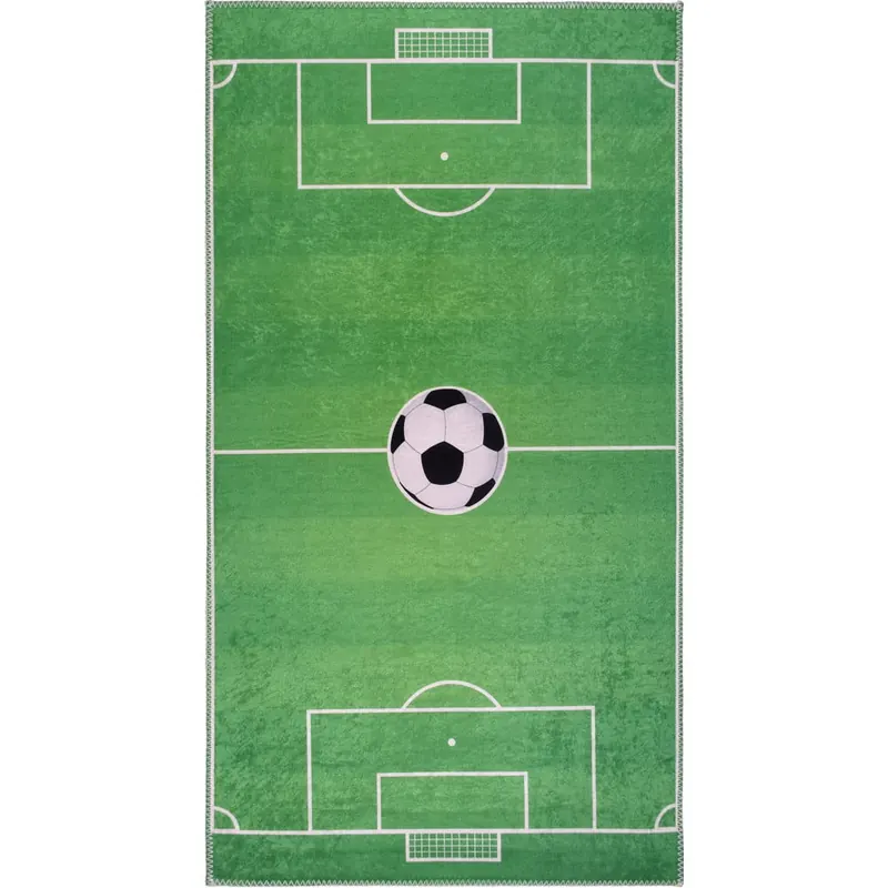 Zielony dziecięcy dywan do zabawy odpowiedni do prania 120x180 cm Soccer Time – Vitaus