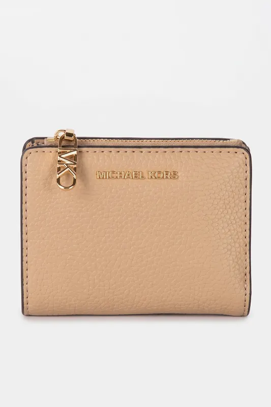 Michael Kors Medium Snap Coin Billfold Camel Maat: OS | Portemonnees Outlet | Dames | Beige
