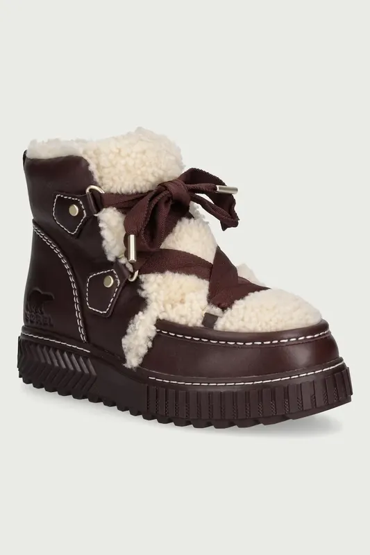 Sorel ONA AVE ALPINE LX WP śniegowce damskie skórzane