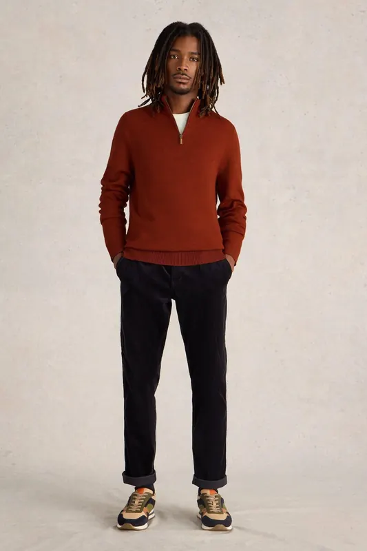 White Stuff Newport Merino Funnel Mid Orange Maat: 3XL | Sweaters Outlet | Heren | Oranje